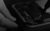 Removing a screw from a phone